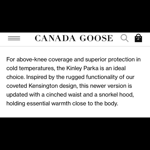 ❌SOLDX❌NWT CANADA GOOSE KINLEY PARKA - Picture 9 of 9